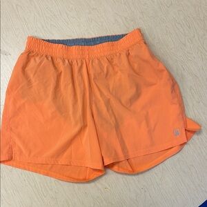 Eastern Mountain Sports Orange Women's Athletic Shorts Size M